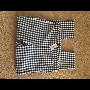 Gingham JCrew Minnie pants
